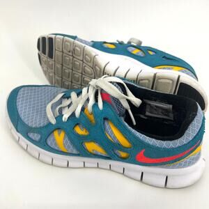 Nike Mens U.S. Size 8 Free Run 2 Cyber Teal Shoes Pre Owned